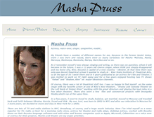 Tablet Screenshot of mashapruss.com